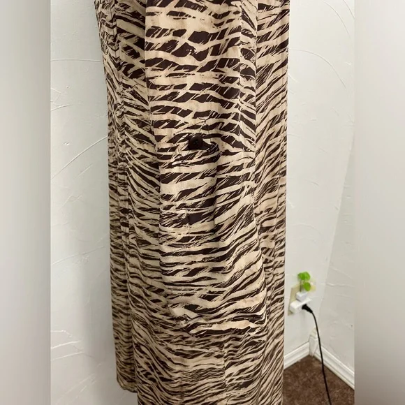 Ellen Tracy 100% Silk Sequoia Midi Dress - Picture 5 of 14